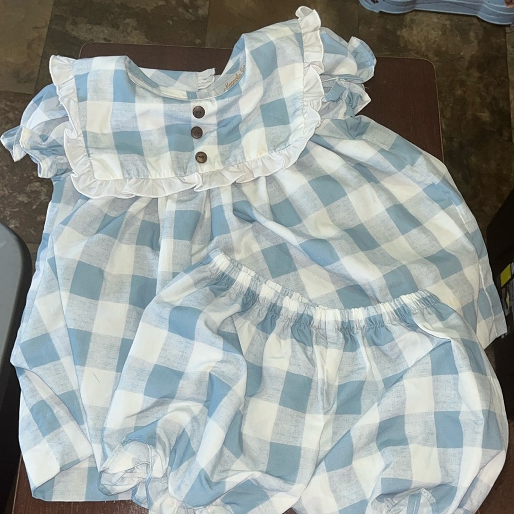 Plaid bubble Set